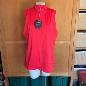 Nike full zip golf vest